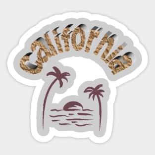 CALIFORNIA Sticker